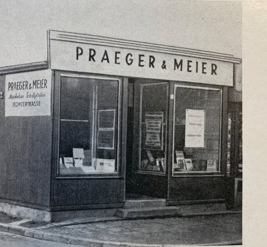 Gründungsstätte und Standort der der Meisterkonzerte von 1950 bis 1953: Bischofsnadel 8