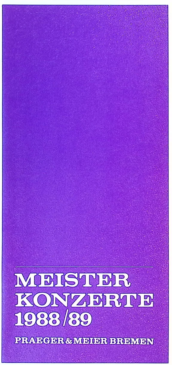 Saisonflyer MK Bremen 1988/89