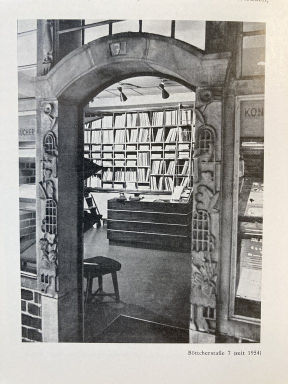 Büro von Praeger & Meier in der Böttcherstraße 7 (historisches Bild)